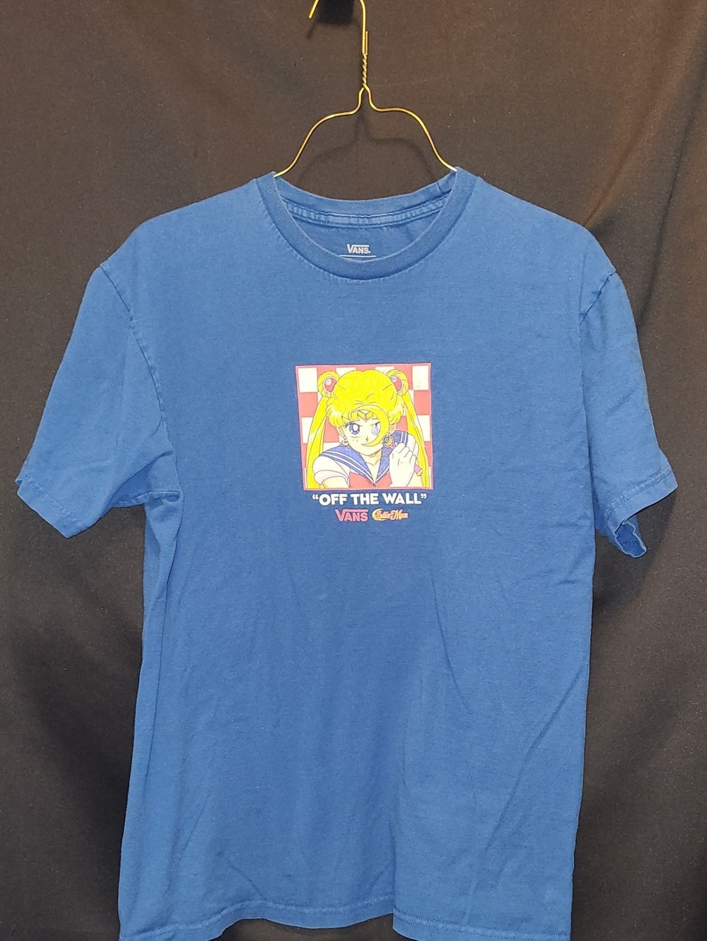 Vans X Sailor Moon Pretty Guardian Graphic T-Shirt True Blue Men's Med